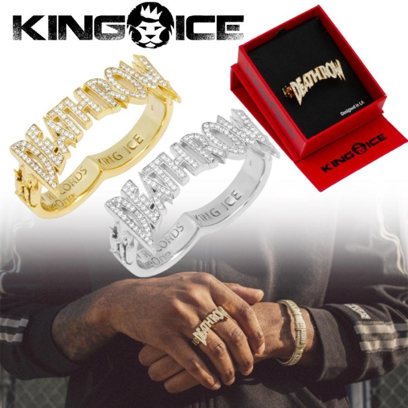 KING ICE キングアイス 指輪 リング デスロウツーフィンガーリング 14k