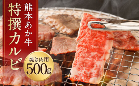 熊本 あか牛 特撰 カルビ 約500g