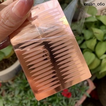 馬年吉祥🔥款寬尖角橄欖 形 3m醫用膠帶 免剪化妝師專 用防水隱形細 超粘雙眼皮貼