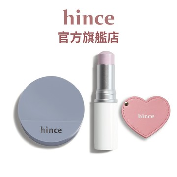 【hince】柔霧透亮組 (柔霧氣墊+高光棒) | 透亮、柔霧、服貼 | 官方旗艦店