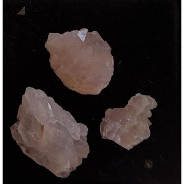 【土桑展精選寶物】巴西天然粉晶簇0226-20（3個一組）