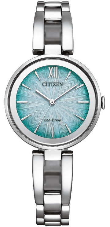 CITIZEN 星辰錶 現代風格光動能腕錶(EM0801-85X)-28mm-藍面鋼帶【刷卡回饋 分期0利率】【APP下單點數13倍送】