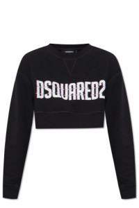 DSQUARED2 ディースクエアード BLACK トレーナー レディース 秋冬2023