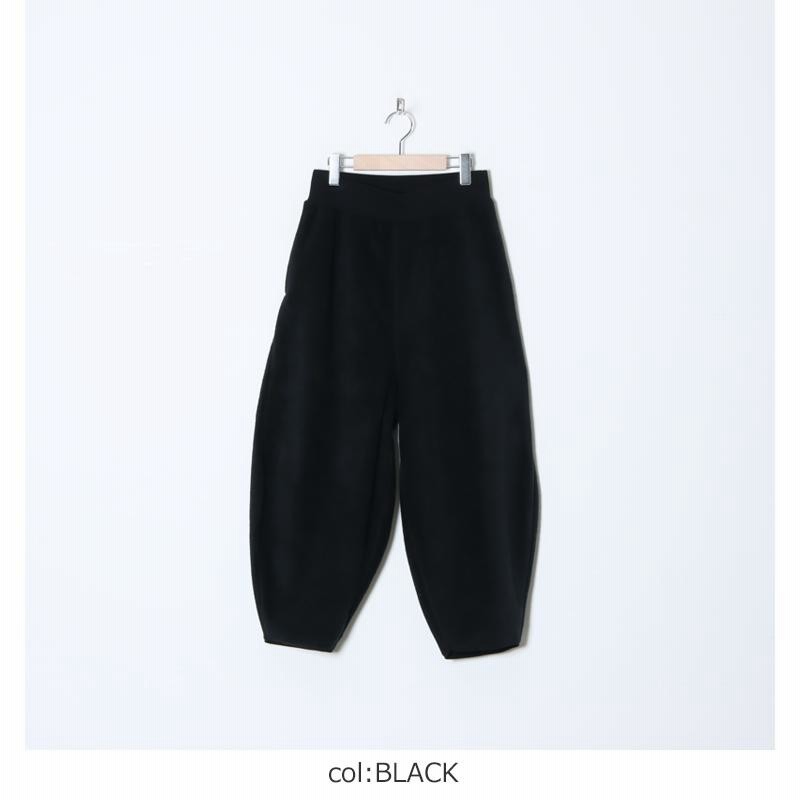 ALWEL (オルウェル) FLEESE PEG PANTS / フリースペグパンツ