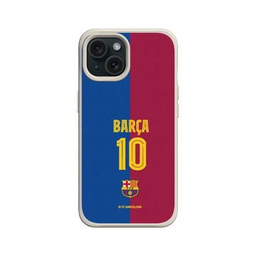 iPhone 15 SolidX 貝殼灰 - FC Barcelona - BARÇA 10