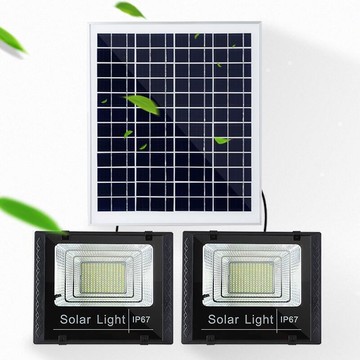 太陽能燈天黑自動亮壹拖二家用戶外庭院燈室內投光燈感應路燈