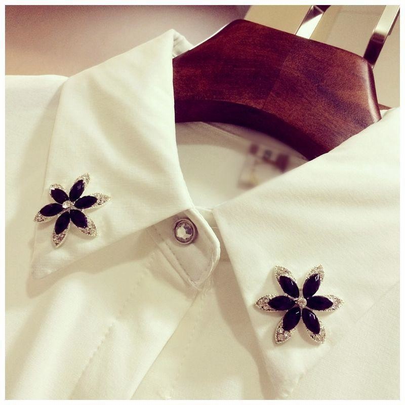 D&G DOLCE&GABBANA きらきらお花ビジュー装飾シフォンシャツ