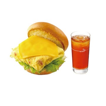 【摩斯漢堡】C534蕃茄吉士蛋堡+冰紅茶(L)好禮即享券