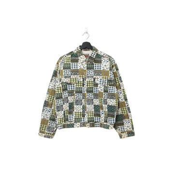 Back to Green:: 冬季外套 Bobson 拼接圖騰 cn-23 vintage