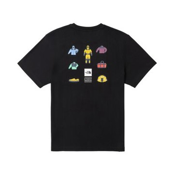 The North Face U ICONIC BOX RELAXED SS TEE GRAPHIC - AP 男女 短袖上衣 NF0A8GVUJK3