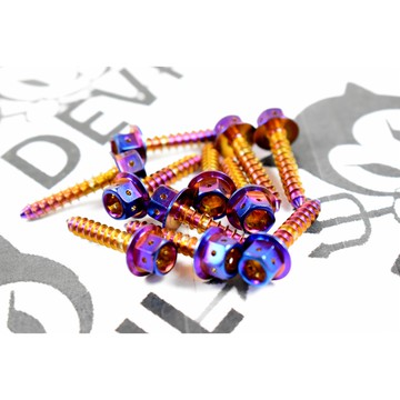 ZOO | 白鐵 鍍鈦 鐵板牙螺絲 鐵板牙 白鐵鍍鈦鐵板牙螺絲 鍍鈦螺絲 5X25 直購價為單顆