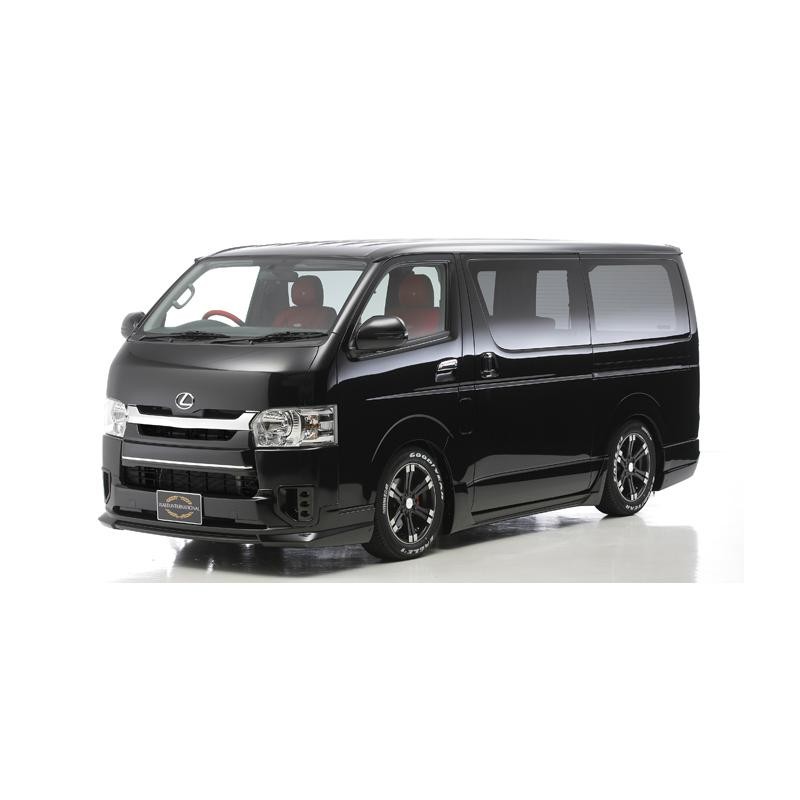 【WALD-ExecutiveLine】 TOYOTA H25.12- ハイエース レジアスエース 200系 4型 KDH / TRH 20 ナロー サイドステップ サイドエアロ バルド