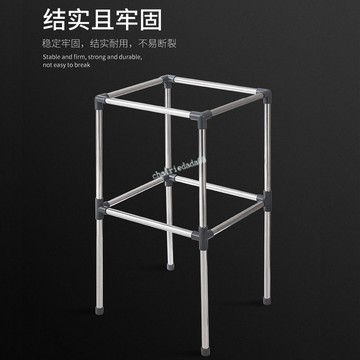 購滿99出貨『臺灣出貨』廚房不鏽鋼水槽單槽支架 加厚拉絲洗菜盆 洗碗池單盆簡易圓管架子