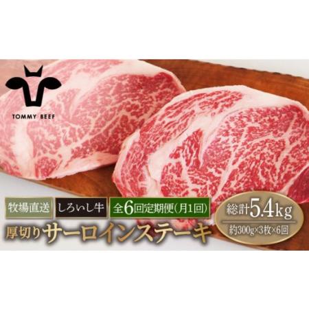 ふるさと納税 佐賀県産しろいし牛 厚切りサーロインステーキ 900g（約300g×3枚）.. 佐賀県白石町