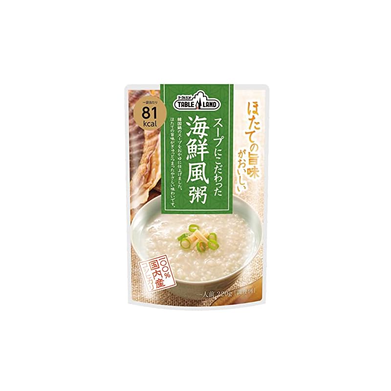 丸善食品工業 テーブルランド スープにこだわった 海鮮風粥 220g 12個