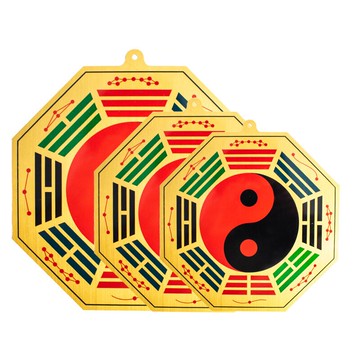 新款 彩繪鏡 銅八卦鏡 掛件金屬工藝品家居擺件 廠家直銷