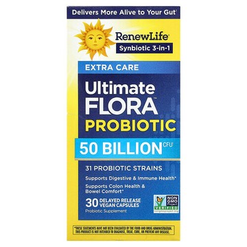 Renew Life, Ultimate Flora™，益生菌，30 粒緩釋全素膠囊