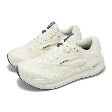 Brooks 慢跑鞋 Ghost Max 2 女鞋 米白 魔鬼極致 緩衝 厚底 穩定 運動鞋 1204201B274