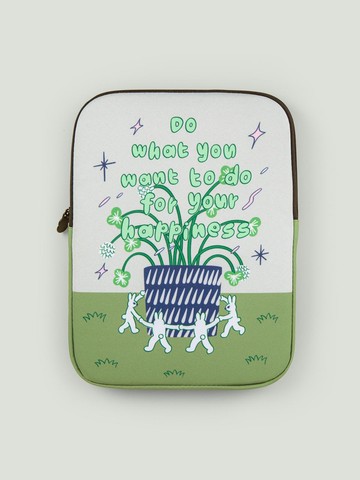 Happiness Clover Laptop Pouch (iPad 11/13/15 inch)