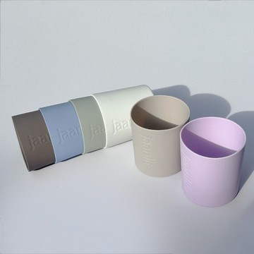 jaanlife Eacy Cup系列矽膠杯套 - 透明款不鏽鋼款共用