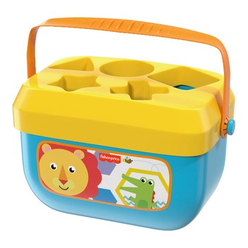 fisher-price 費雪 寶寶積木盒 Set 五種顏色形狀積木 促進認知發展 提升手眼協調能力  1組