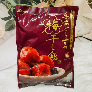 潼漾小舖 日本 kanro 甘樂 絕不妥協 梅干味糖 梅子糖 梅飴 62.9g 梅干飴 梅干糖