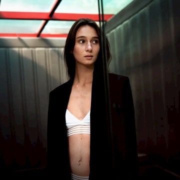 ornoir.co 白色 Zelda簡約超薄可拆卸胸墊細肩帶無鋼圈內衣 - 34B/70B