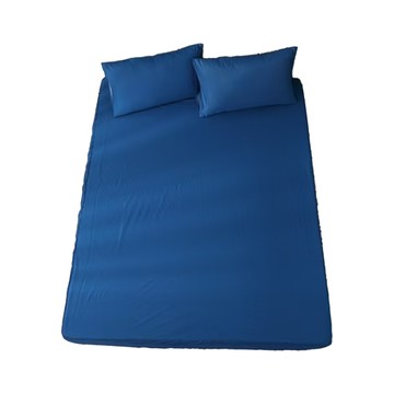 伊舒爾 3M 銀離子防水保潔墊 床 100%Polyester吸濕排汗技術 Advanta專利防水透氣科技薄膜 360度全包式高彈力鬆緊帶 台灣製造  深藍色  單人(188 x 107cm)