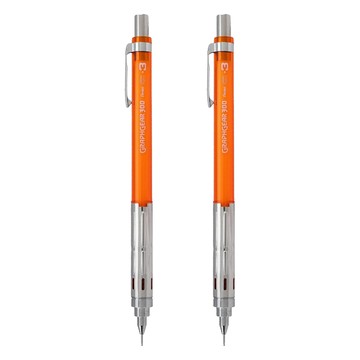 Pentel 飛龍文具 GRAPHGEAR 製圖鉛筆 橘桿 XPG313-TFX  0.3mm  2支