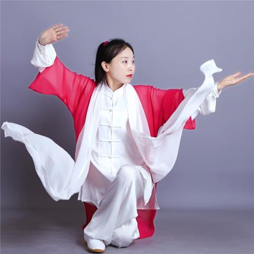 披風加長款坎肩太極服