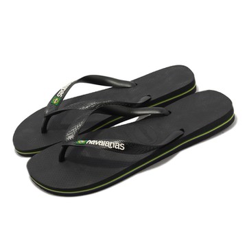 Havaianas 拖鞋 Brasil Logo Flip Flops 男款 黑 巴西 國旗 夾腳拖 人字拖 哈瓦仕 41108501069U