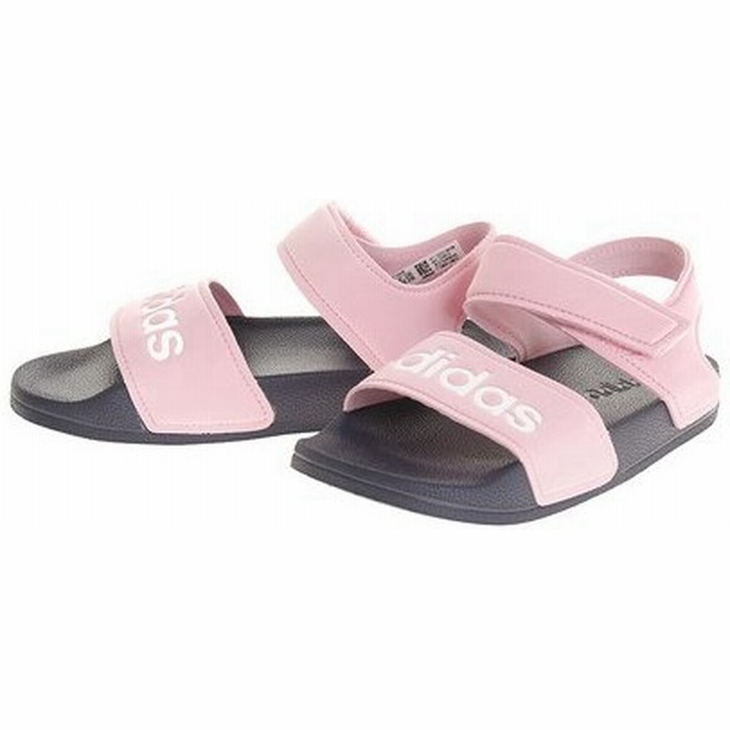 アディダス Adidas サンダル キッズ 女の子 Adilette Sandal K G ピンク ジュニア キッズ 通販 Lineポイント最大0 5 Get Lineショッピング