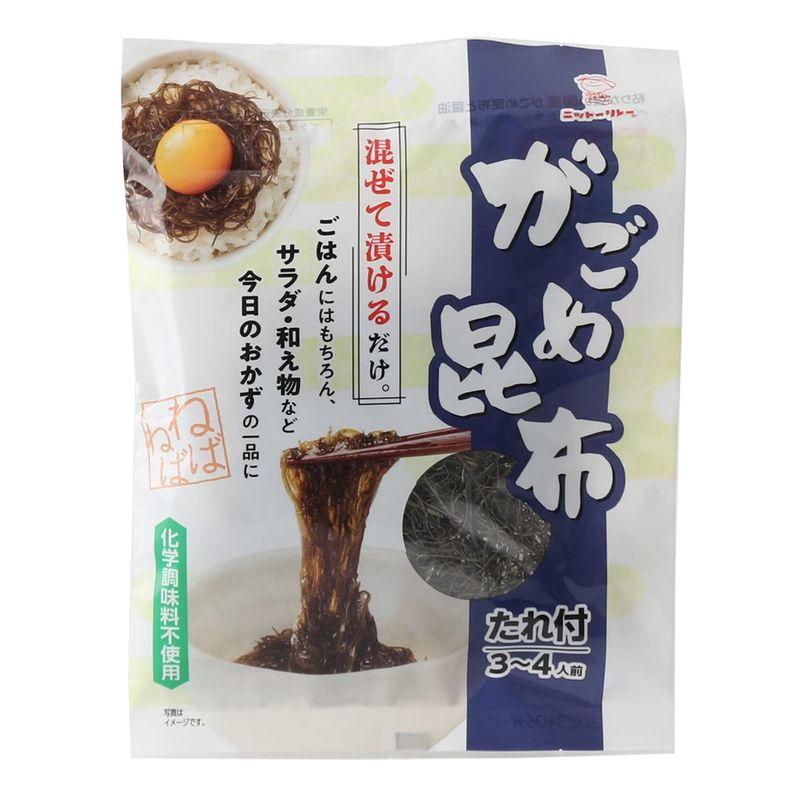 日東食品工業 がごめ昆布 たれ付 35g(たれ25g、昆布10g) ×