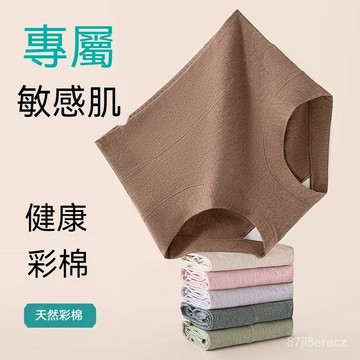台灣现貨 77KG 天然彩棉內褲 高腰內褲 女生內褲 女性內褲 女內褲 高腰純棉內褲 高腰無痕 棉質內褲 大尺碼內褲