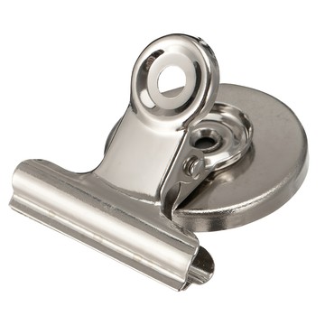 SHIMOYAMA 圓形磁性夾 31mm 銀色  12個  1組