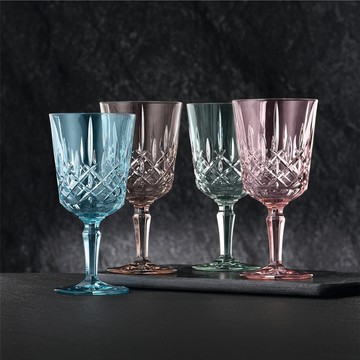 貴族系列-雞尾酒杯(棕灰/玫瑰/水藍/薄荷)-2入-Noblesse - 薄荷