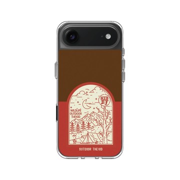 iPhone Air Clear Case（相機按鈕） 透明 - KID - 夜宿露營KID