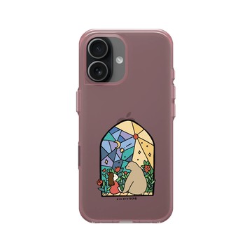 iPhone 17 Clear (相機按鈕) 晶醺玫 - 咻咻熊 XiuXiubear - 窗裡的日月