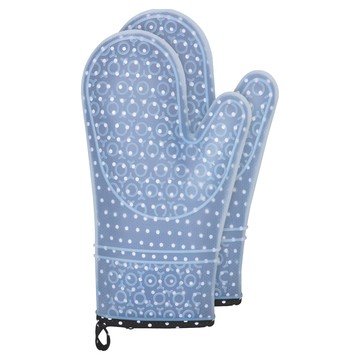 NEWVIA 矽膠隔熱手套  1雙  灰色