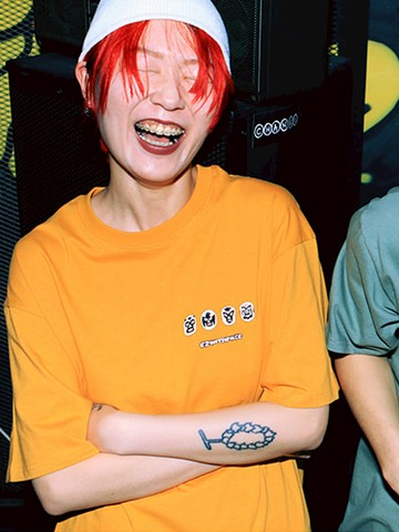 Classic Mask Tee _ Mustard