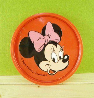 【震撼精品百貨】Micky Mouse 米奇/米妮  杯墊-米妮圖案-紅色 震撼日式精品百貨
