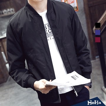 【HeHa】薄款立領外套 三色