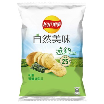 樂事自然美味和風薄鹽海苔味洋芋片70g