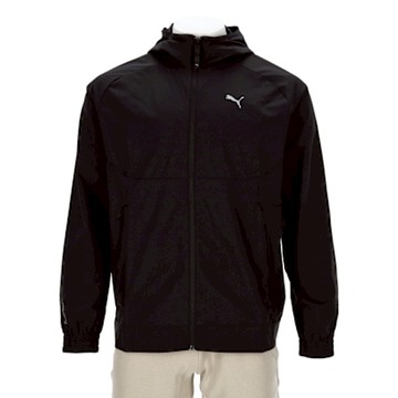 Puma 流行系列PUMATECH 男款 黑色 歐規 連帽 風衣 運動 休閒 外套 62967501
