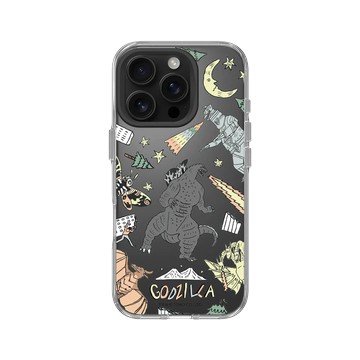 iPhone 16 Pro Clear 透明 - 哥吉拉 Godzilla - 插畫哥吉拉