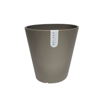 RECAST 花盆 21.5cm 咖啡色