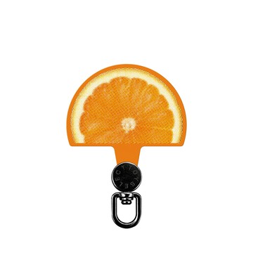 【品牌聯名】CHRISCHIU Juicy Orange旋轉手機掛片/夾片