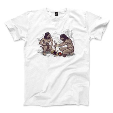 犧牲小偶,完成大火 - 白 - 中性版T恤