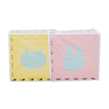 Pato Pato 抗菌升級動物巧拼地墊30x30x2cm 8入組(附提袋)-多款可選