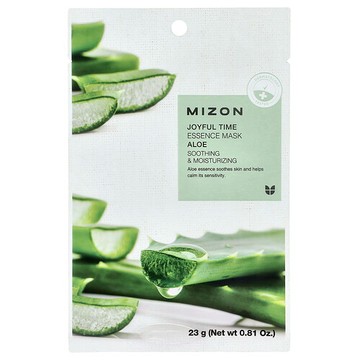 Mizon, 快樂時光精華美容面膜，蘆薈香，1 片，0.81 盎司（23 克）